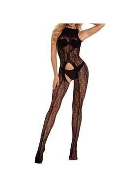 Fishnet Body Stockings Mesh Lingerie Bodysuit Body Soft BDSM Bondage Cosplay NWT